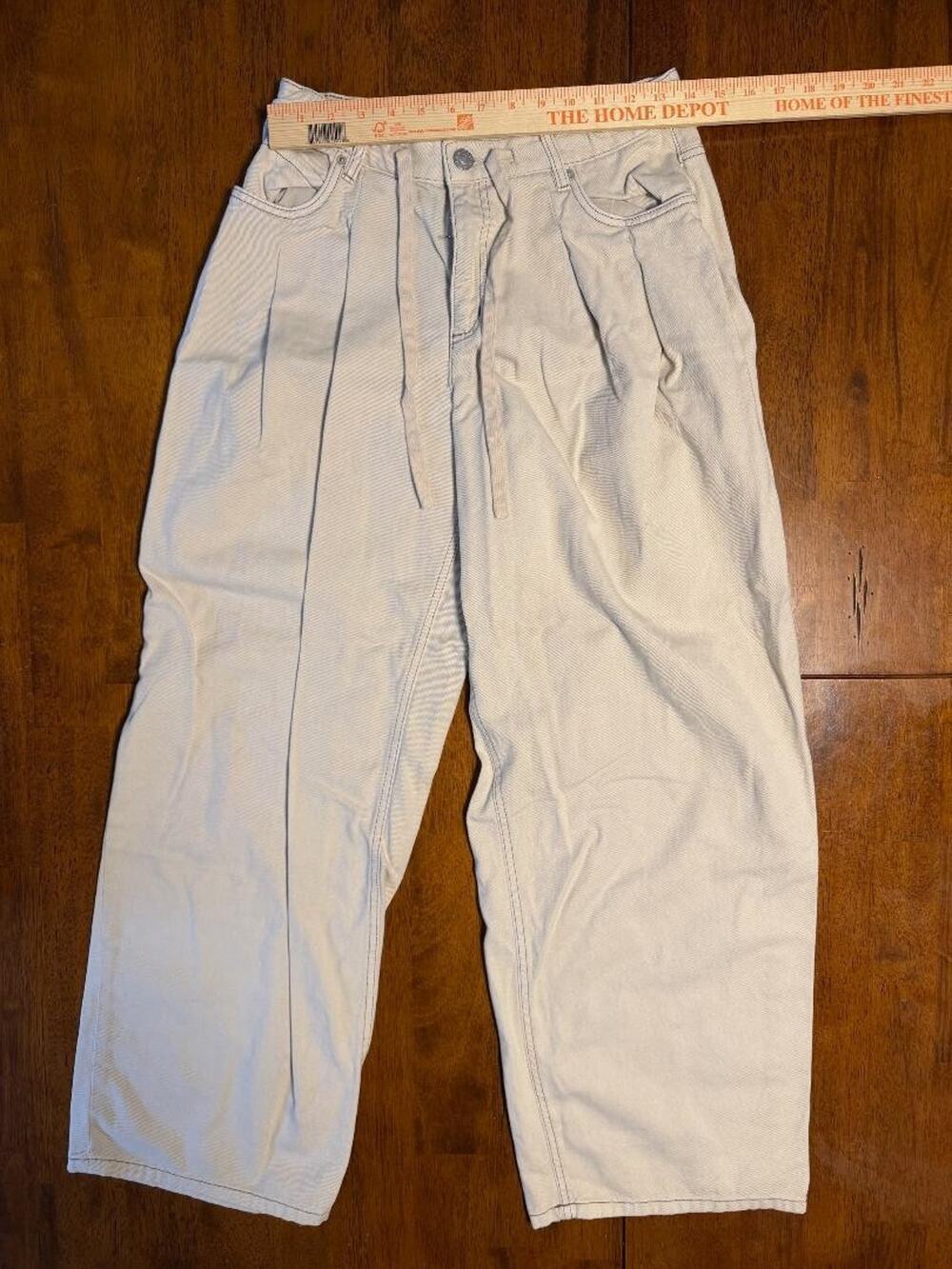 Garage Jeans Button, Zip and Drawstring Closure, Size 3